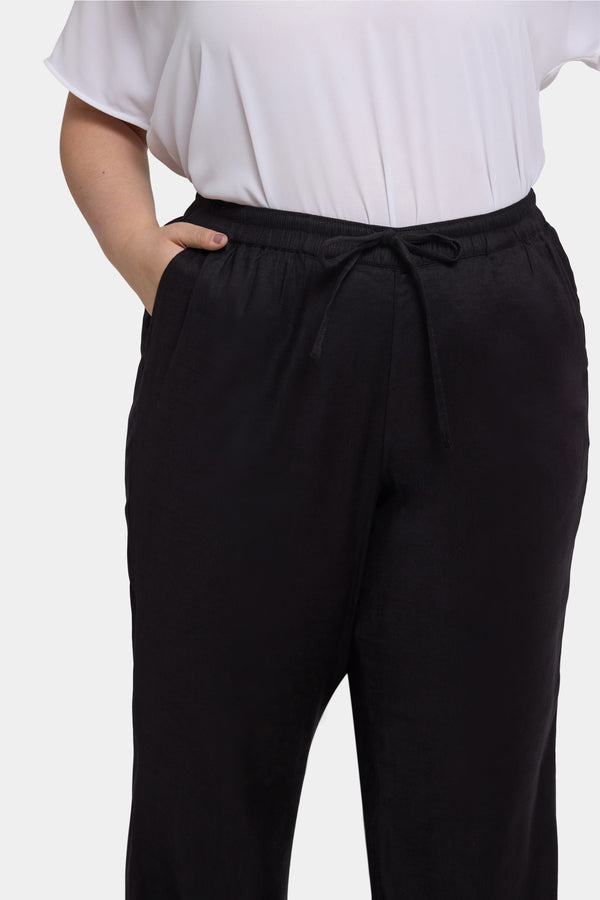 Nydj Relaxed Drawstring Pull-On Pants In Plus Size