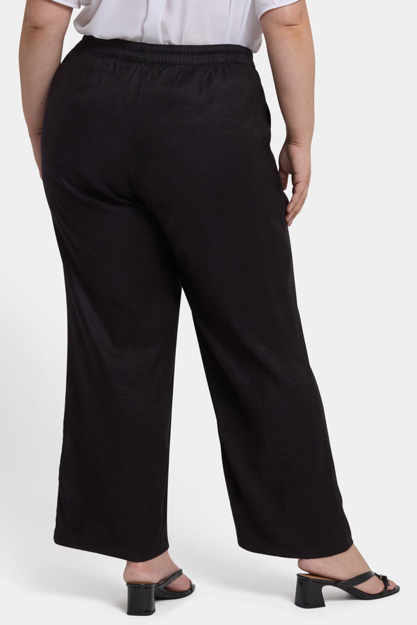 nydj Relaxed Drawstring Pull-On Pants In Plus Size