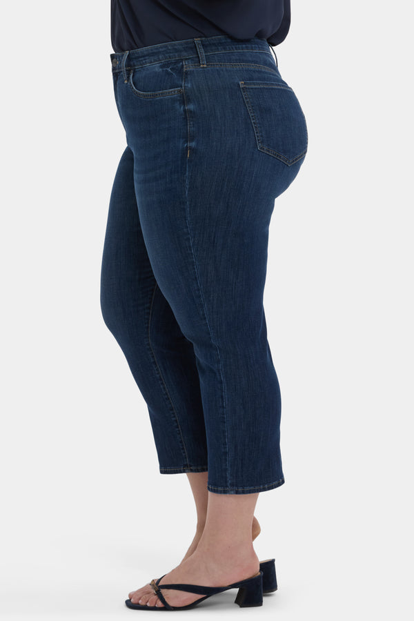 Nydj Relaxed Piper Crop Jeans In Plus Size