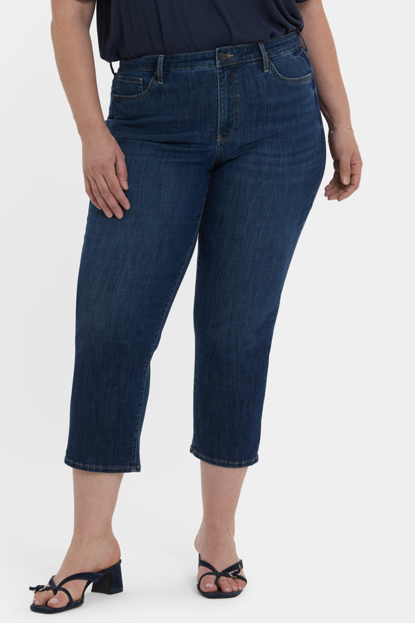 Nydj Relaxed Piper Crop Jeans In Plus Size