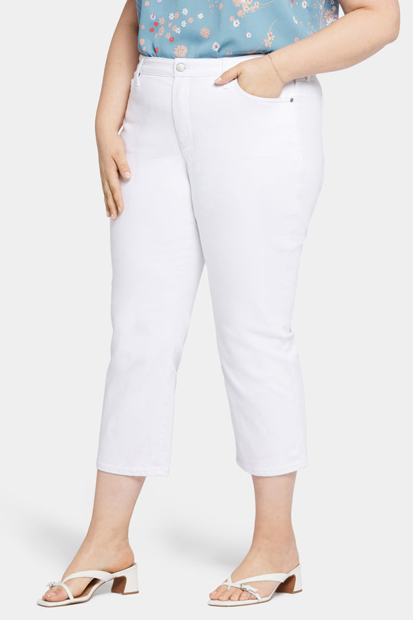 Nydj Relaxed Piper Crop Jeans In Plus Size