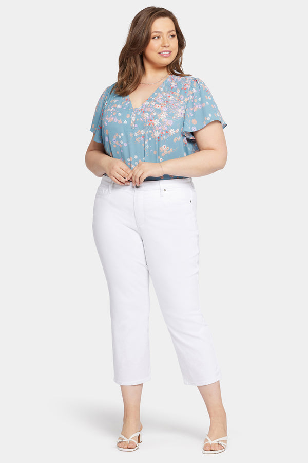 Nydj Relaxed Piper Crop Jeans In Plus Size