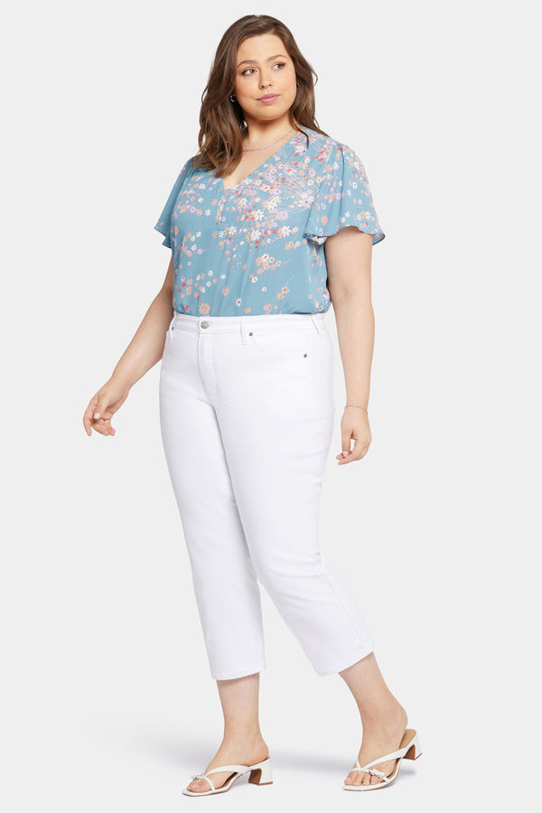 Nydj Relaxed Piper Crop Jeans In Plus Size