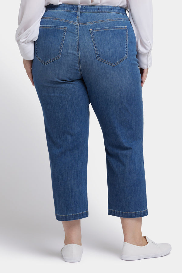 Nydj Relaxed Piper Crop Jeans In Plus Size