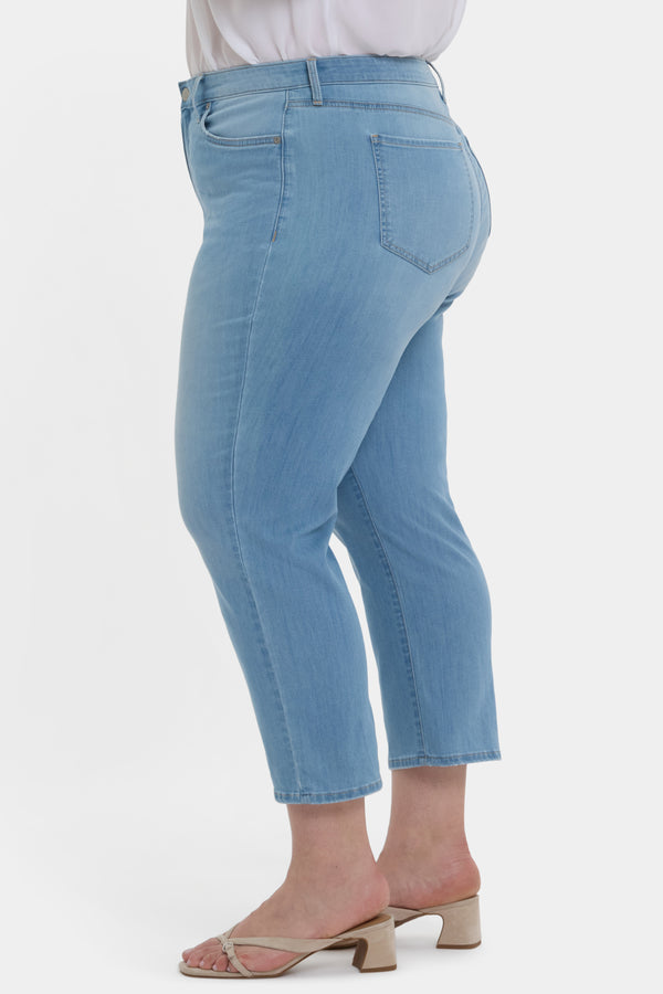 Nydj Relaxed Piper Crop Jeans In Plus Size