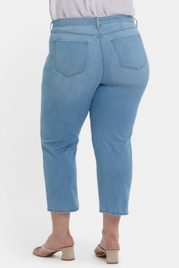 nydj Relaxed Piper Crop Jeans In Plus Size