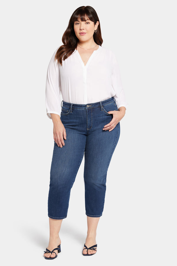 Nydj Relaxed Piper Crop Jeans In Plus Size