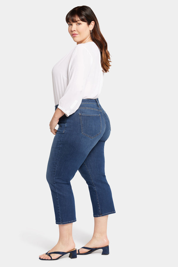 Nydj Relaxed Piper Crop Jeans In Plus Size