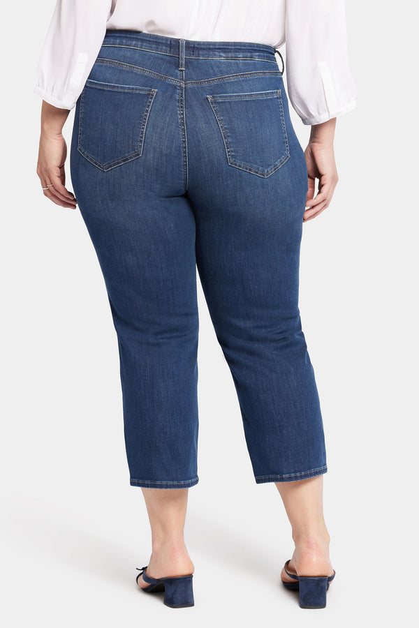 nydj Relaxed Piper Crop Jeans In Plus Size