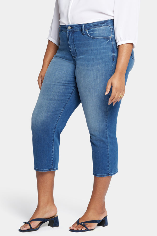 Nydj Relaxed Piper Crop Jeans In Plus Size