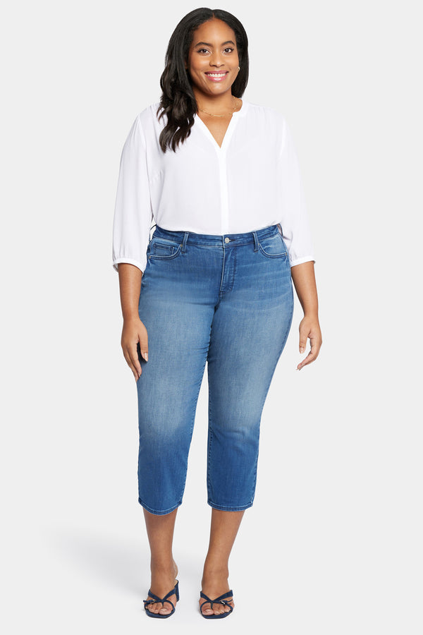 Nydj Relaxed Piper Crop Jeans In Plus Size