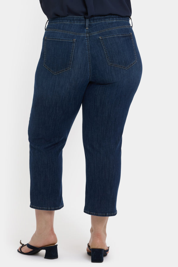 nydj Relaxed Piper Crop Jeans In Plus Size