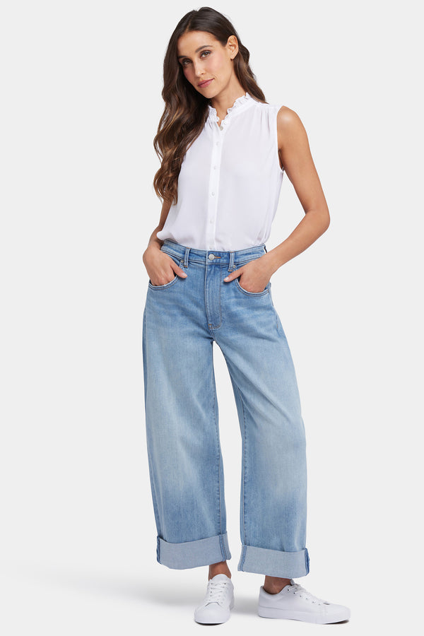 Nydj Renee Baggy Wide Leg Jeans