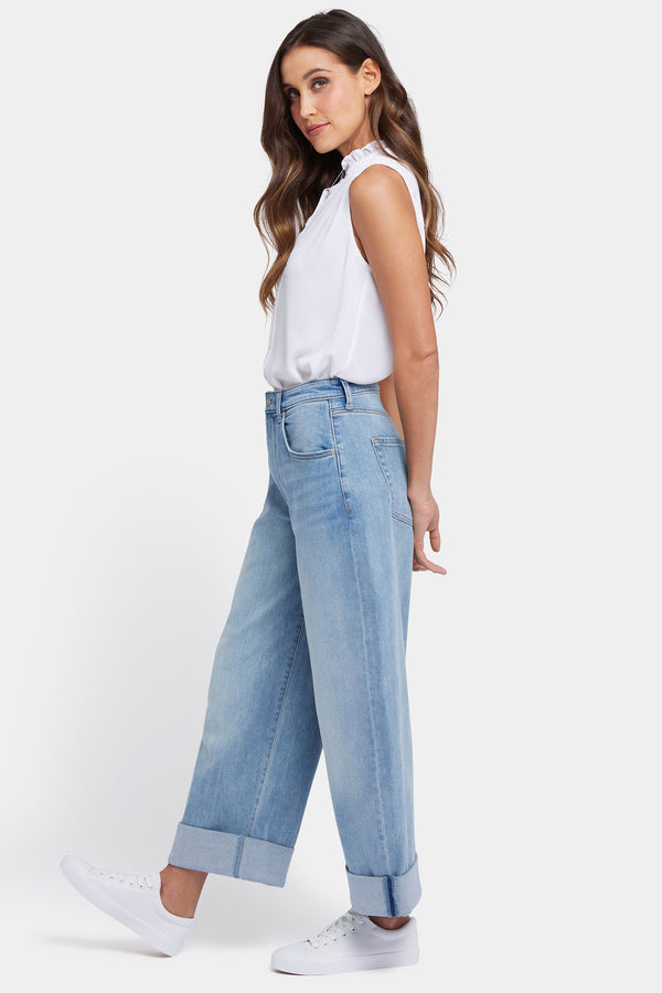Nydj Renee Baggy Wide Leg Jeans
