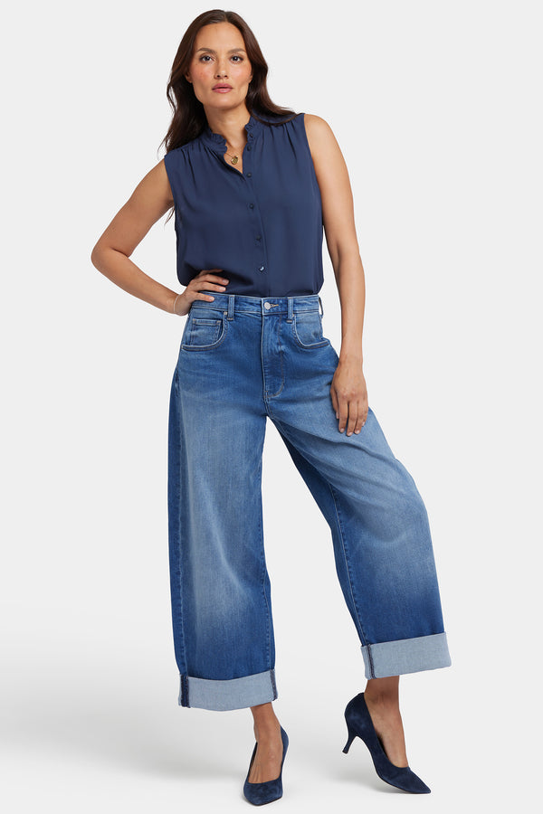 Nydj Renee Baggy Wide Leg Jeans