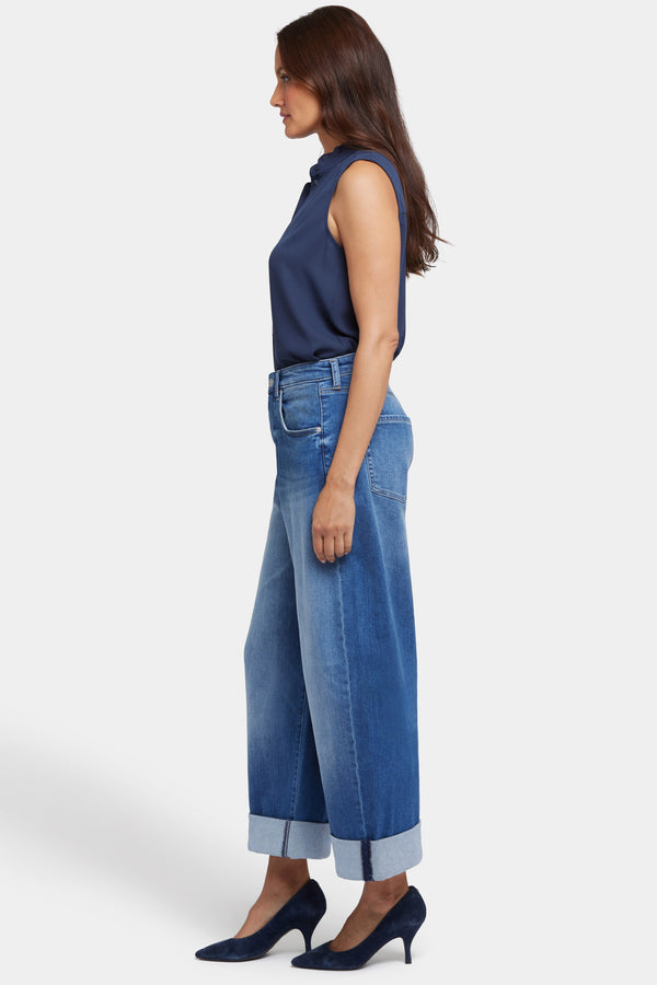 Nydj Renee Baggy Wide Leg Jeans