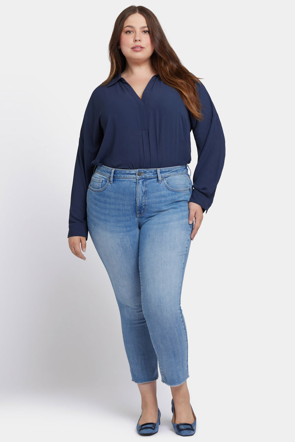 Nydj Sheri Slim Ankle Jeans In Plus Size