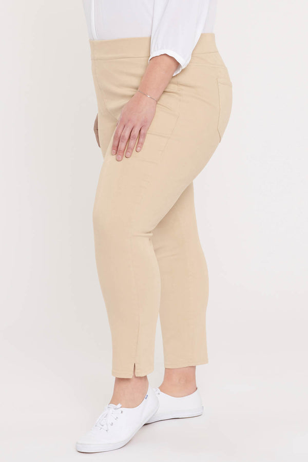 nydj Skinny Ankle Pull-On Jeans In Plus Size