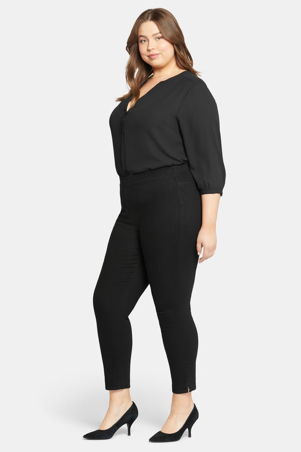 Nydj Skinny Ankle Pull-on Jeans In Plus Size