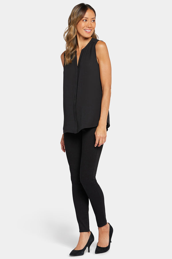 Nydj Sleeveless Pintuck Blouse