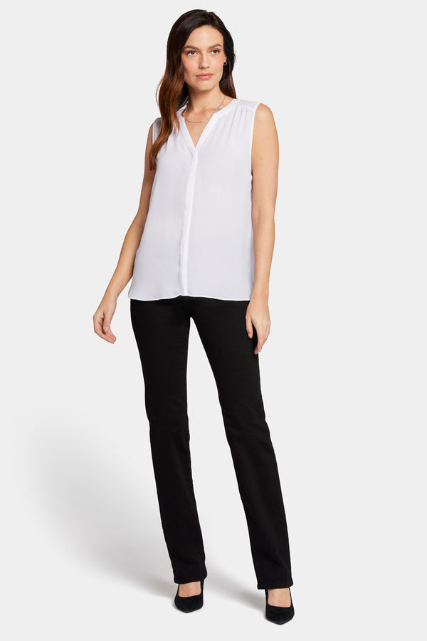 Nydj Sleeveless Pintuck Blouse