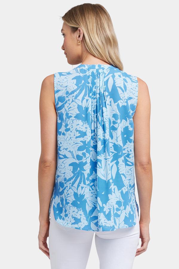 Nydj Sleeveless Pintuck Blouse