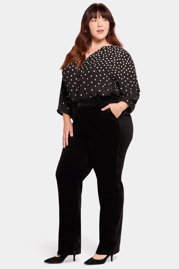 Nydj Straight Leg Trouser Pants In Plus Size