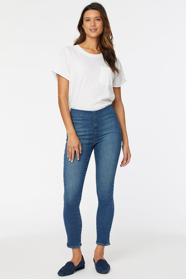 Nydj Super Skinny Ankle Pull-On Jeans In Petite