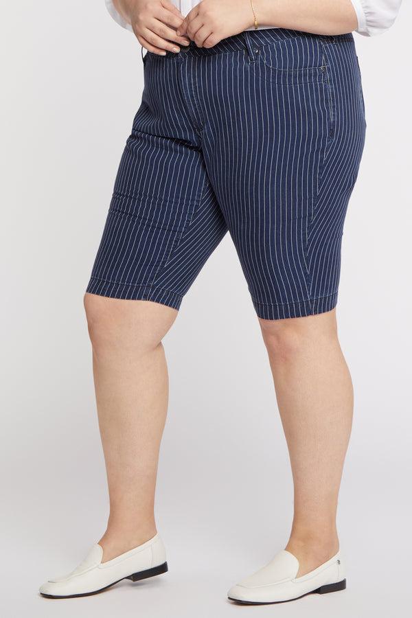 Nydj Tailored Bermuda Shorts In Plus Size