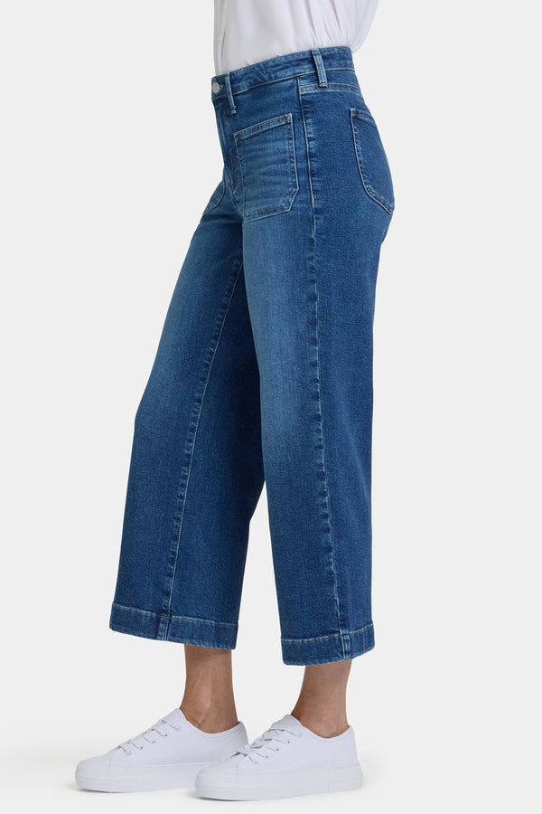 Nydj Teresa Wide Leg Ankle Jeans In Petite