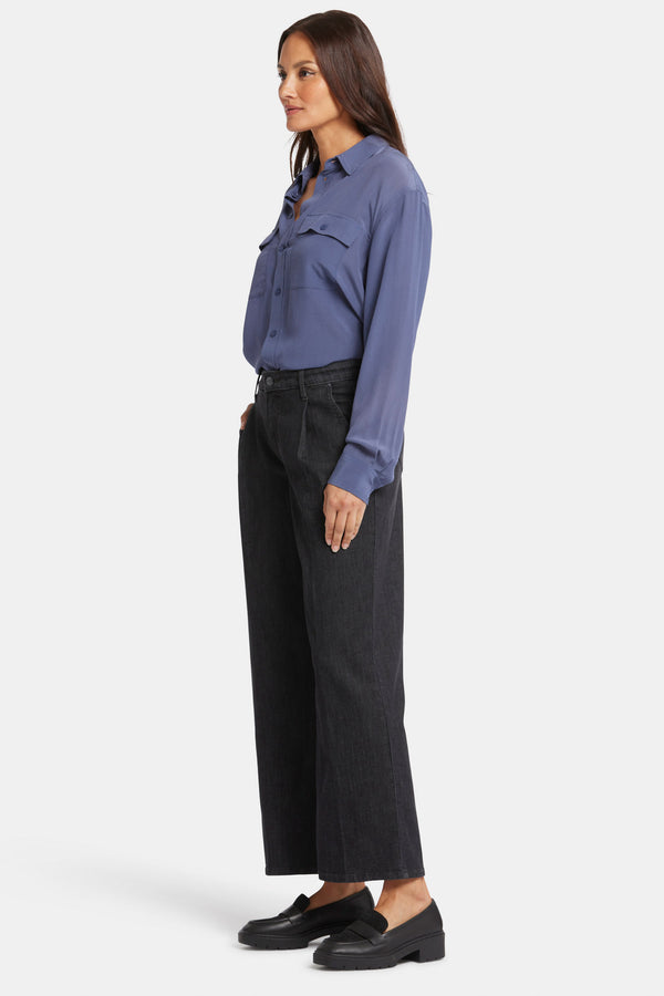 Nydj Teresa Wide Leg Ankle Jeans In Petite