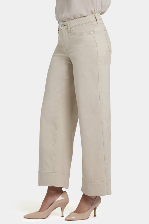 nydj Teresa Wide Leg Ankle Jeans In Petite