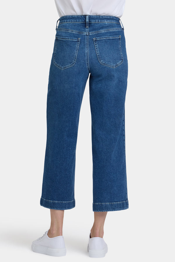 nydj Teresa Wide Leg Ankle Jeans In Petite