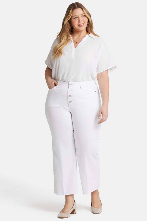 Nydj Teresa Wide Leg Ankle Jeans In Plus Size