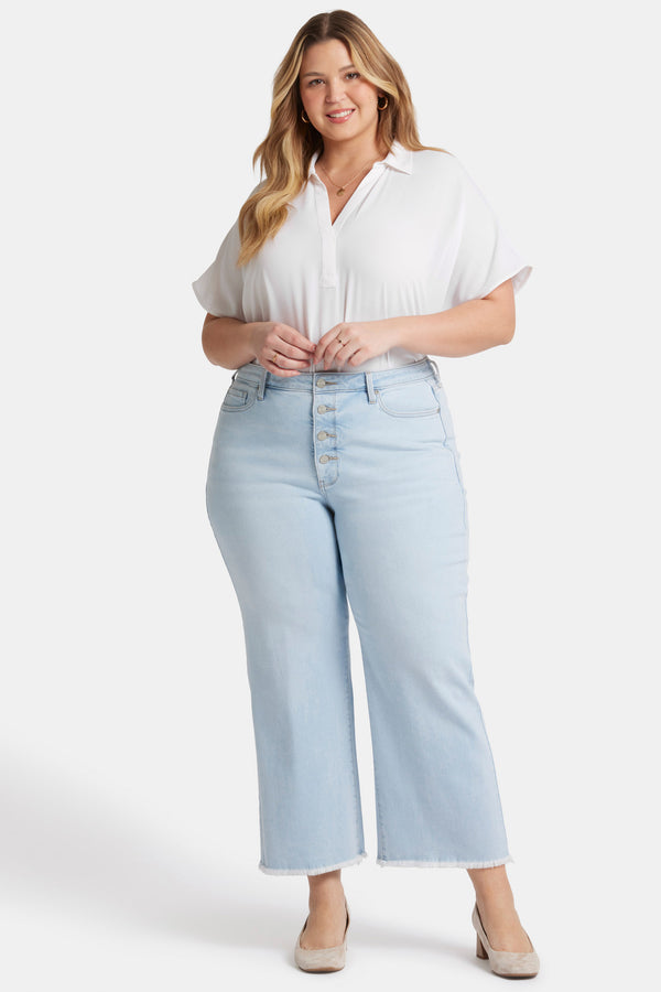Nydj Teresa Wide Leg Ankle Jeans In Plus Size