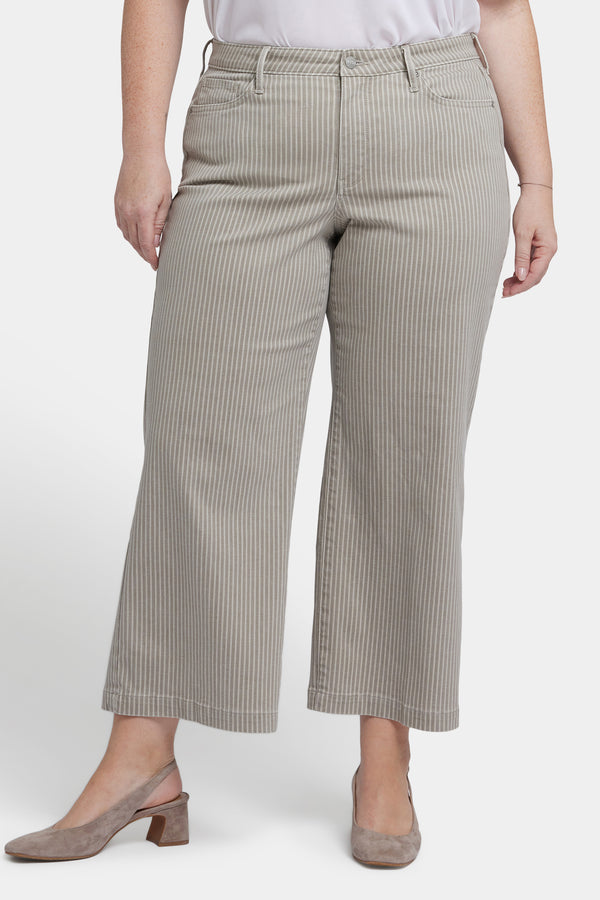 Nydj Teresa Wide Leg Ankle Jeans In Plus Size