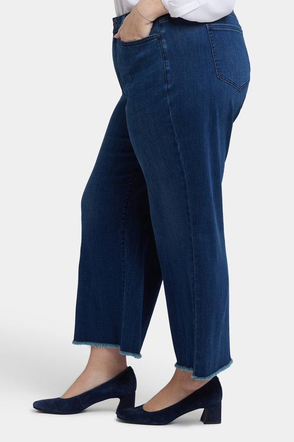 Nydj Teresa Wide Leg Ankle Jeans In Plus Size