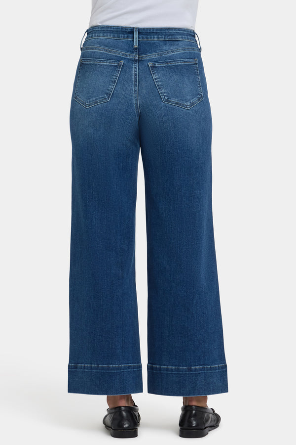 nydj Teresa Wide Leg Ankle Jeans