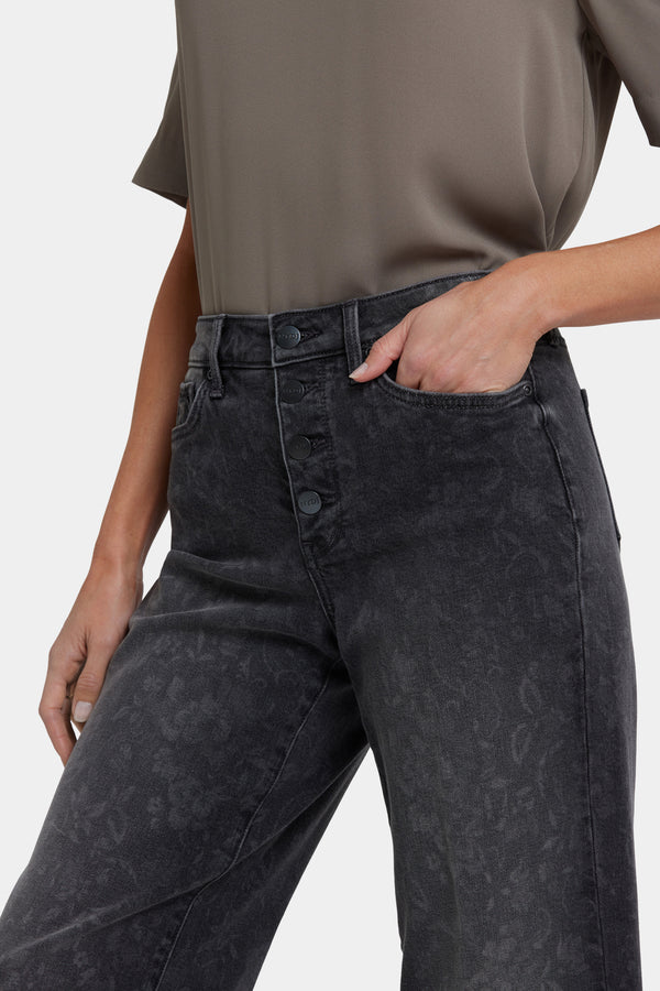 nydj Teresa Wide Leg Ankle Jeans