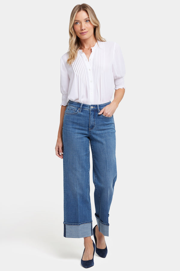 Nydj Teresa Wide Leg Jeans In Petite