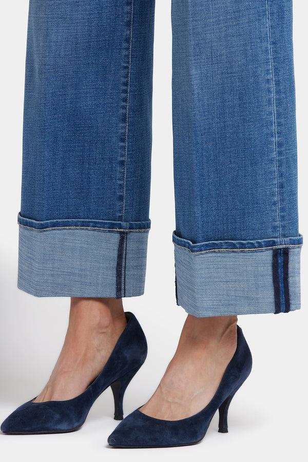 nydj Teresa Wide Leg Jeans In Petite