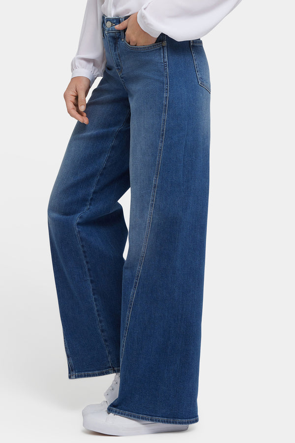 nydj Teresa Wide Leg Jeans In Petite