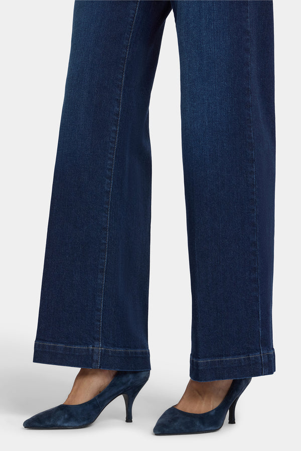 nydj Teresa Wide Leg Jeans In Petite