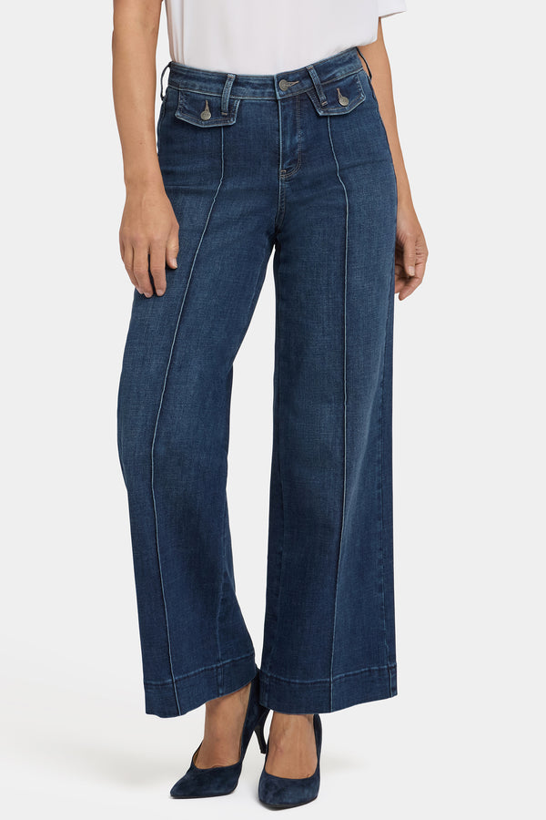 Nydj Teresa Wide Leg Jeans In Petite