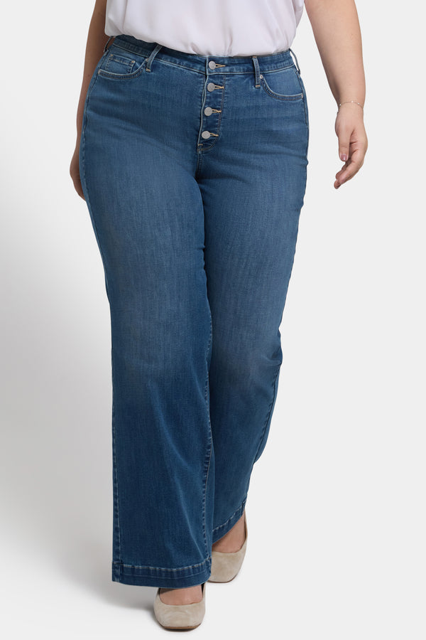 Nydj Teresa Wide Leg Jeans In Plus Size
