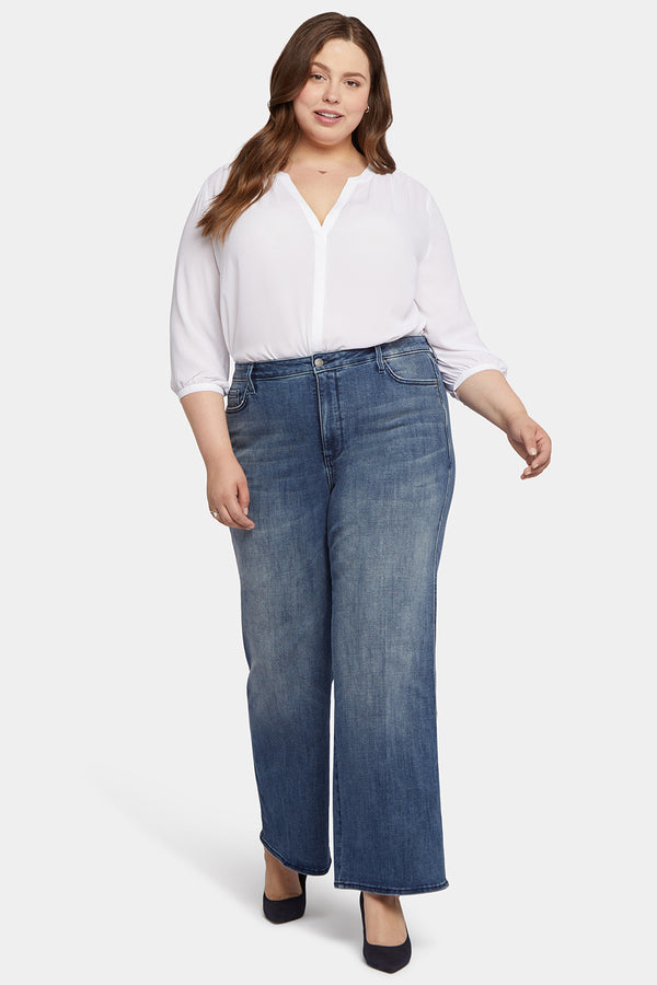 Nydj Teresa Wide Leg Jeans In Plus Size