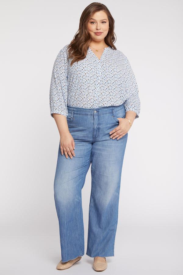 Nydj Teresa Wide Leg Jeans In Plus Size