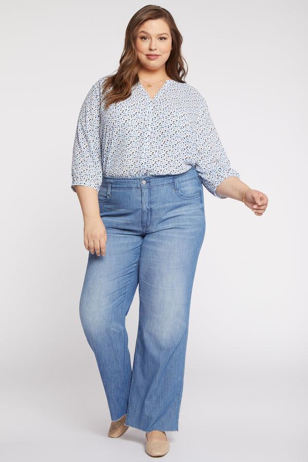 Nydj Teresa Wide Leg Jeans In Plus Size