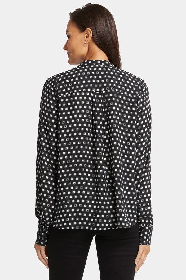 Nydj Tie-Neck Blouse