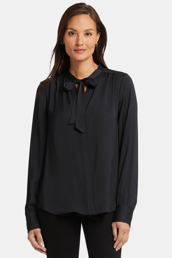 Nydj Tie-Neck Blouse